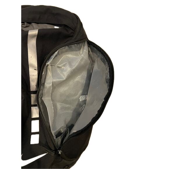 Nike Elite Gamebag Black Silver Backpack Classic Version - Picture 3 of 6